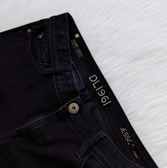 DL1961 'Jessica' Low Rise Y2K Style Black Skinny Jeans | Size 28 - Picture 3 of 14